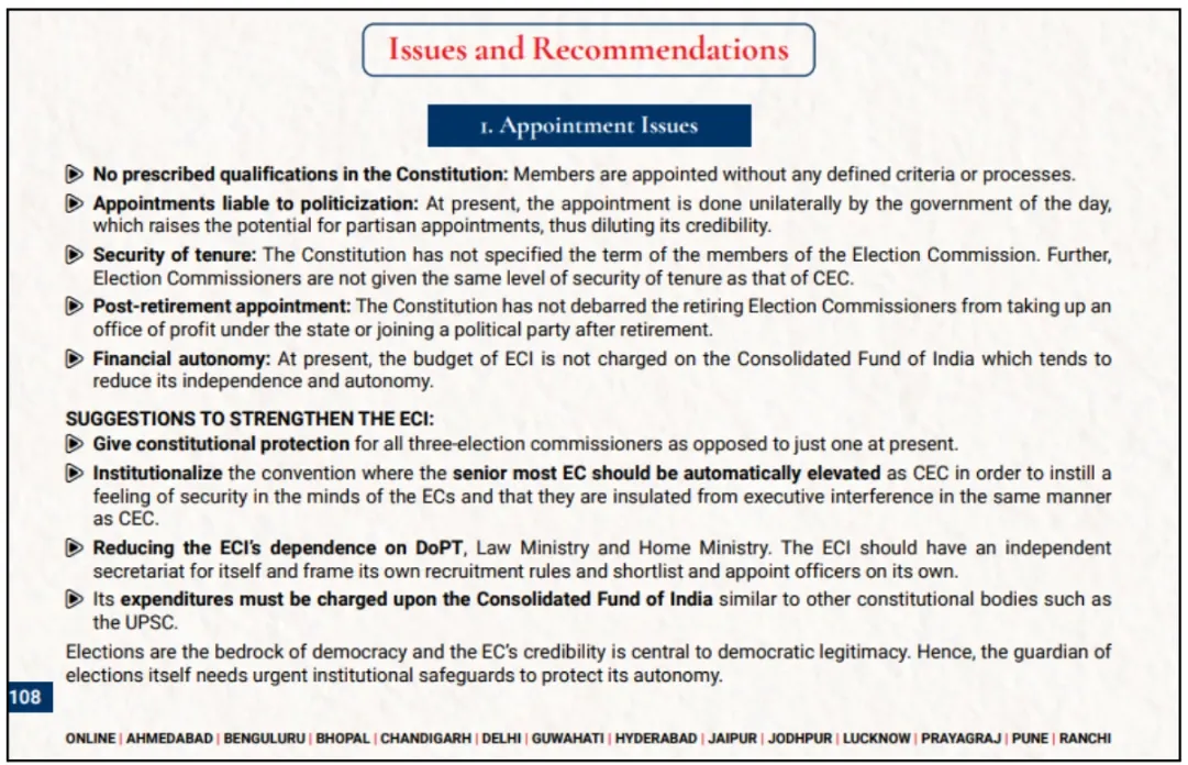 Election commissioner