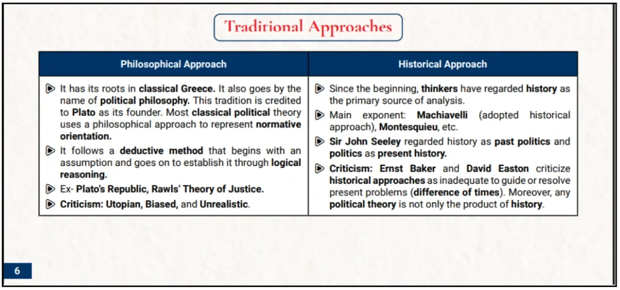philosophical Approach