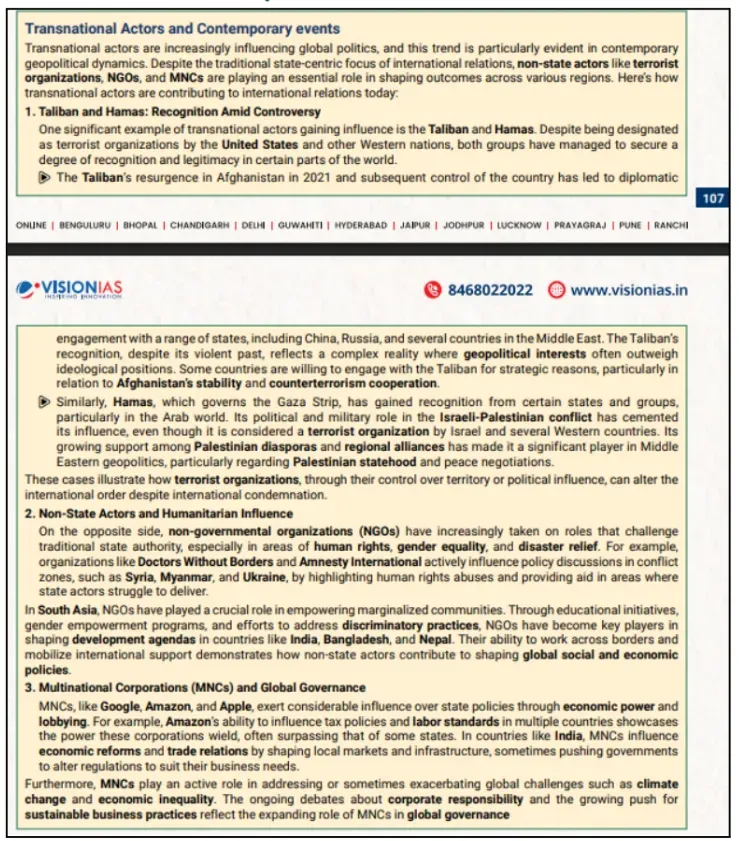 Transnational actors