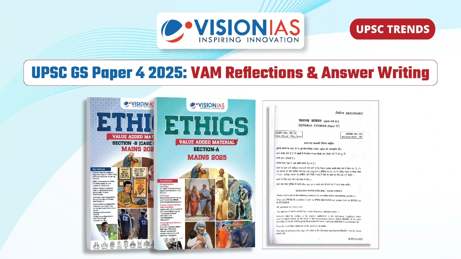 UPSC GS Paper 4 2025: VAM Reflections & Answer Writing