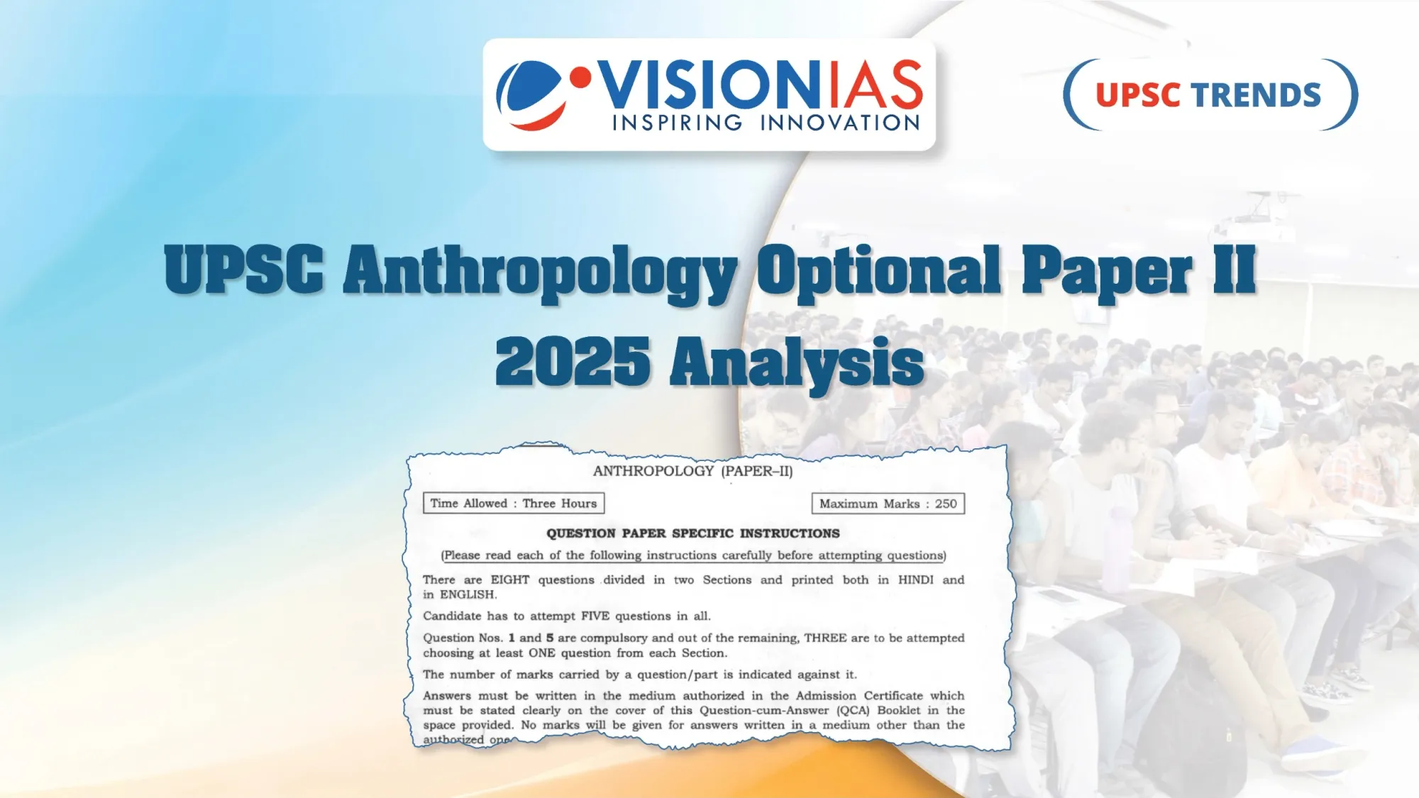 UPSC Anthropology Optional Paper II 2025 Analysis
