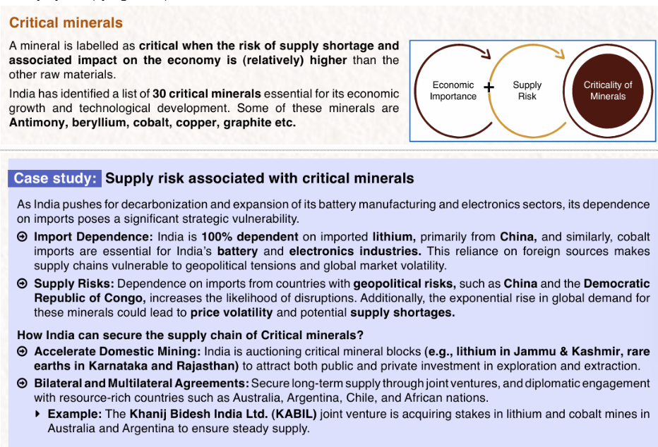 Critical Minerals