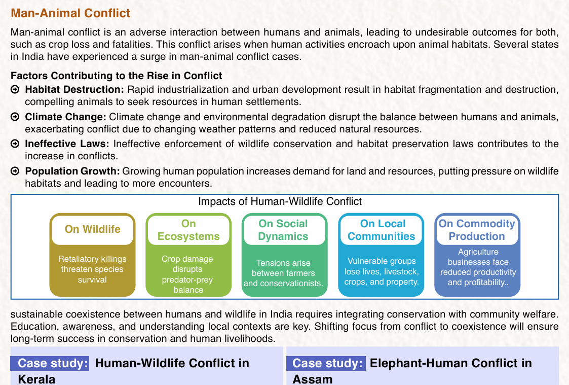 Man Animal Conflict