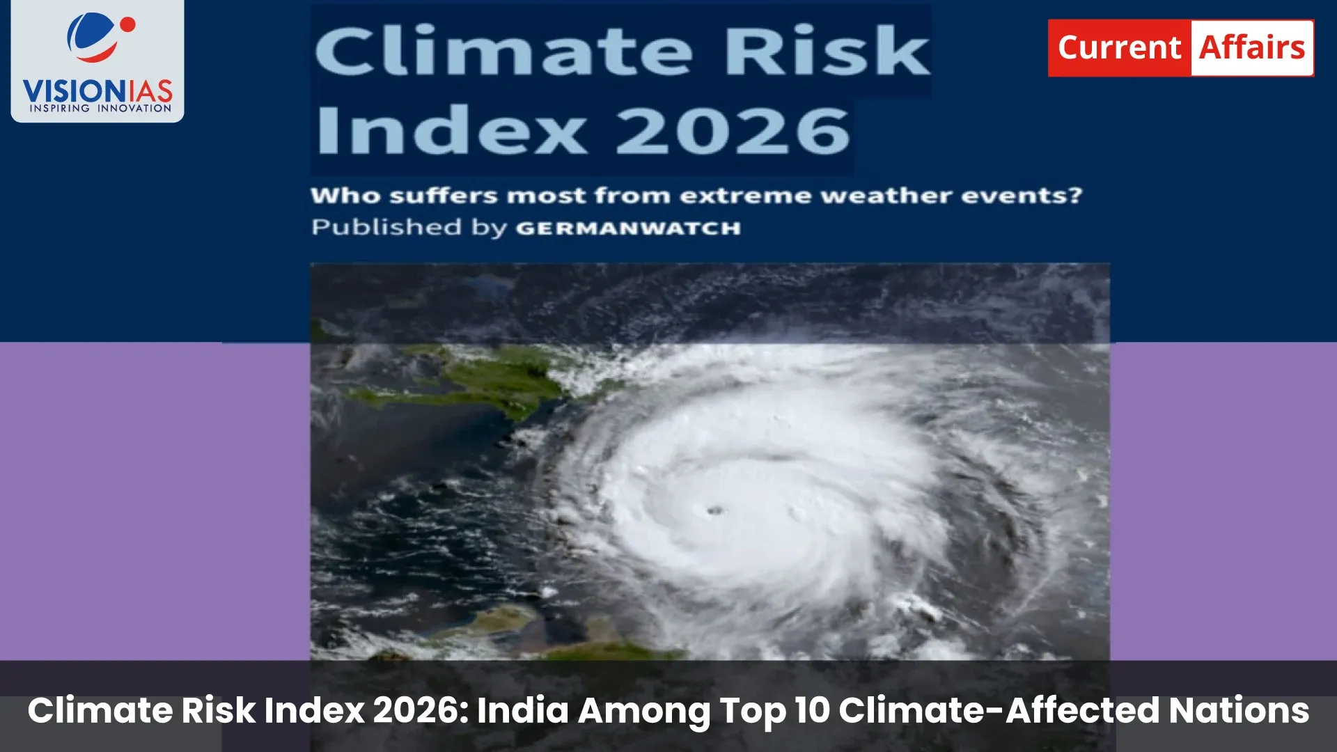 Climate Risk Index 2026: India Among Top 10 Climate-Affected Nations