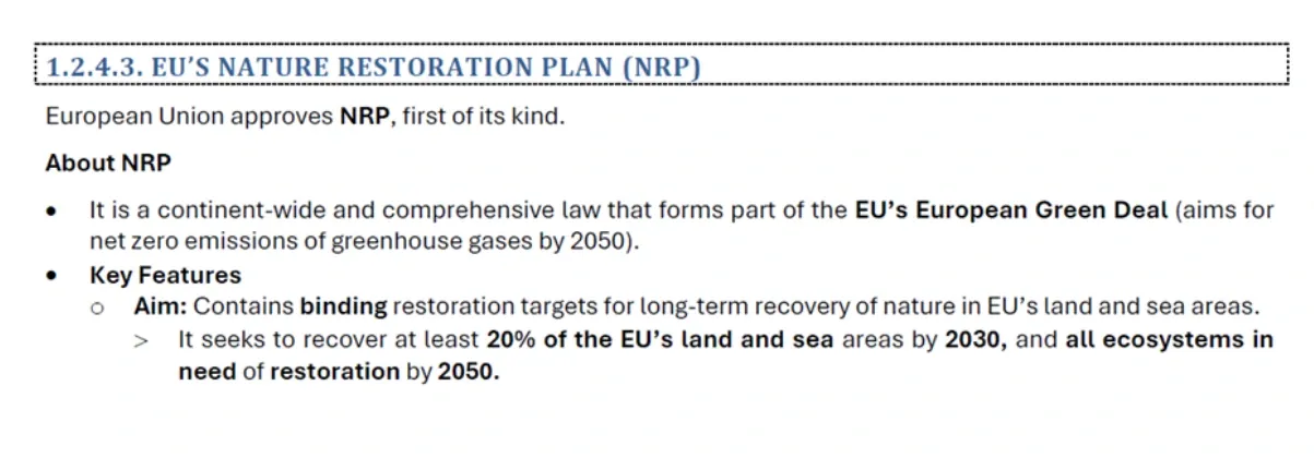 Nature Restoration Law