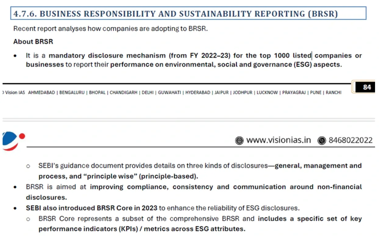 Business Responsibility and Sustainability Report