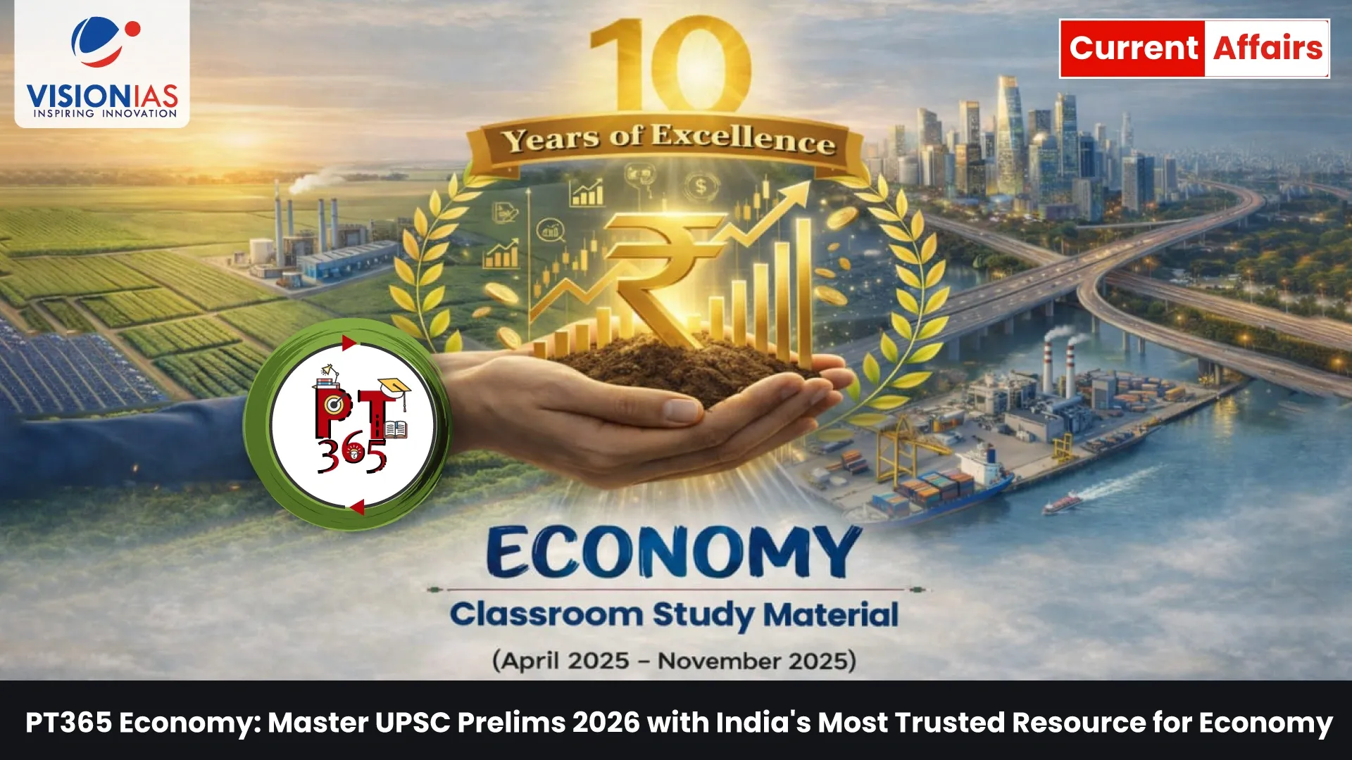 PT365 Economy: Master UPSC Prelims 2026 with India's Most Trusted Resource for Economy