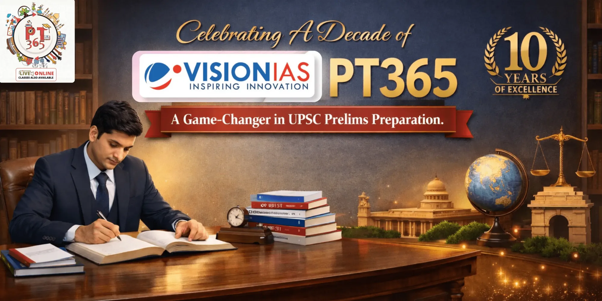 Celebrating A Decade of VisionIAS PT365: A Game-Changer in UPSC Prelims Preparation