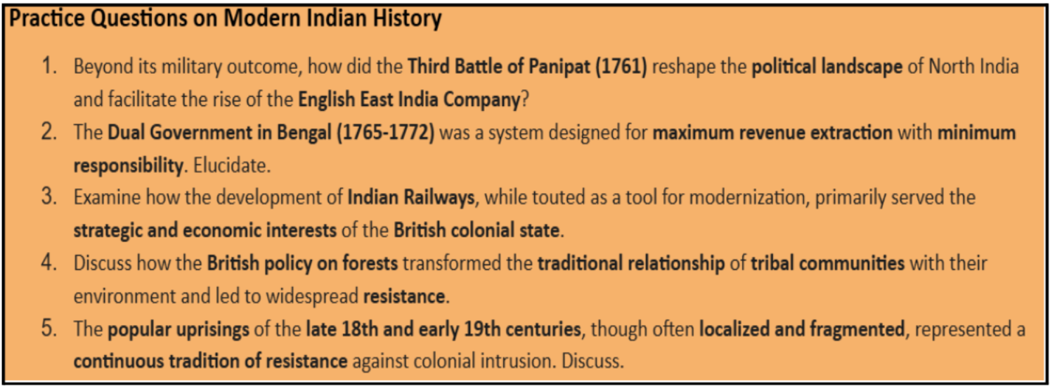 Modern Indian History