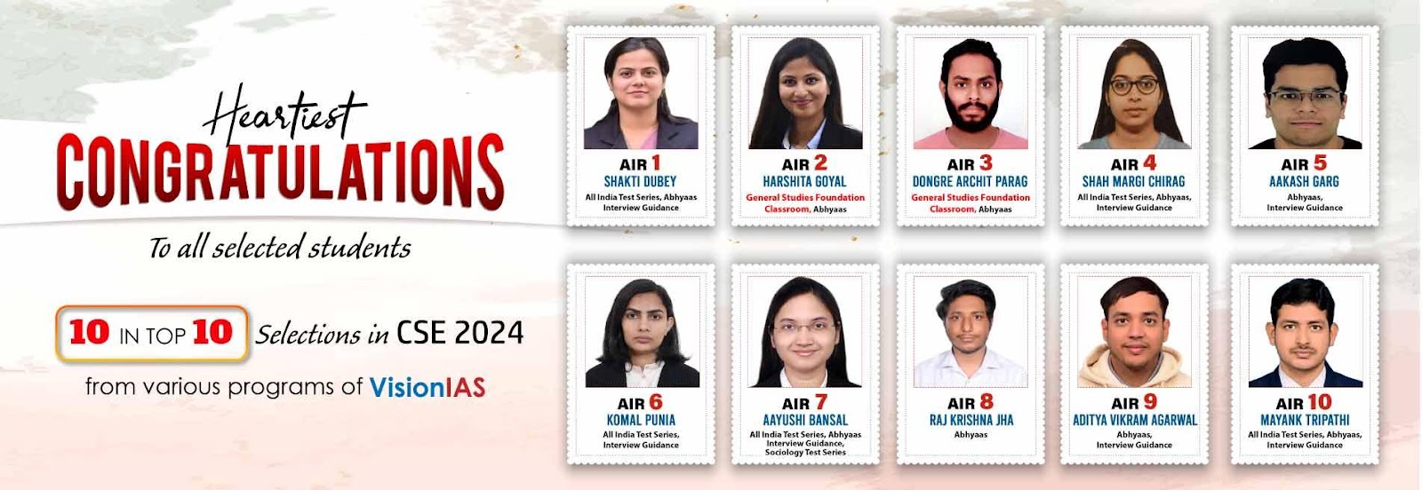 UPSC topper 2024