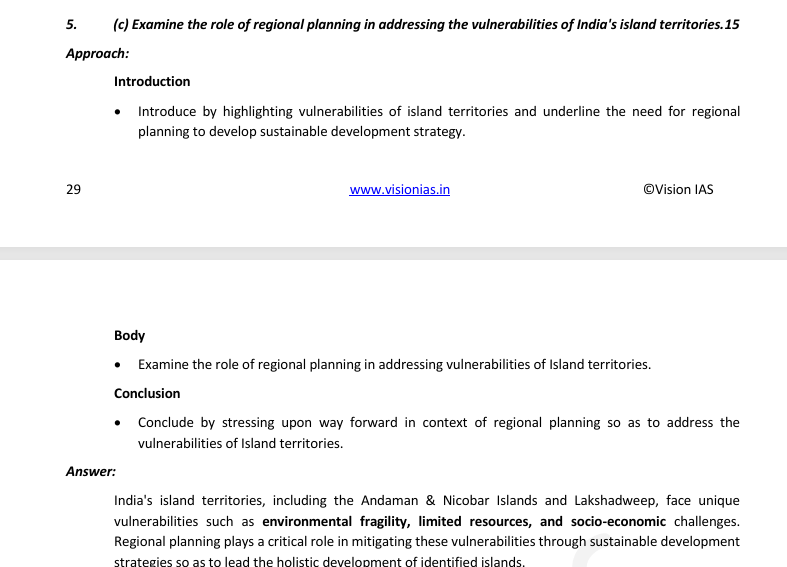 Geography Optional Paper 2