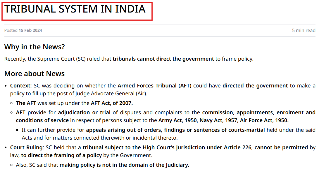 Tribunals Chart 2
