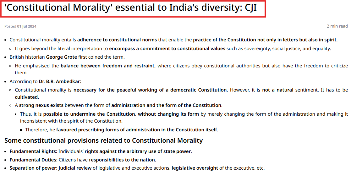 Constitutional Morality 2