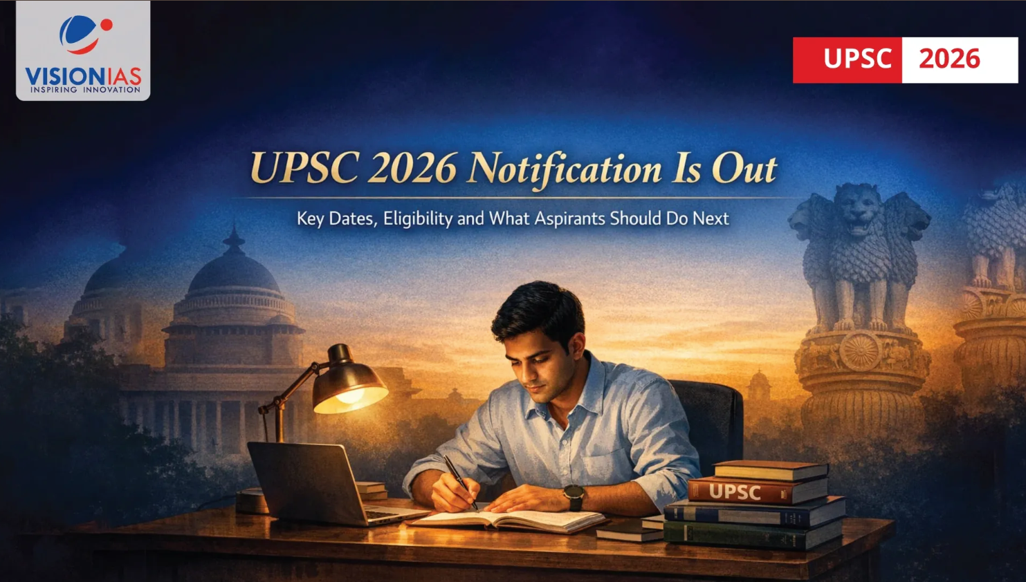 UPSC 2026 Notification is Out : Key Dates, Eligibility and What Aspirants Should Do Next
