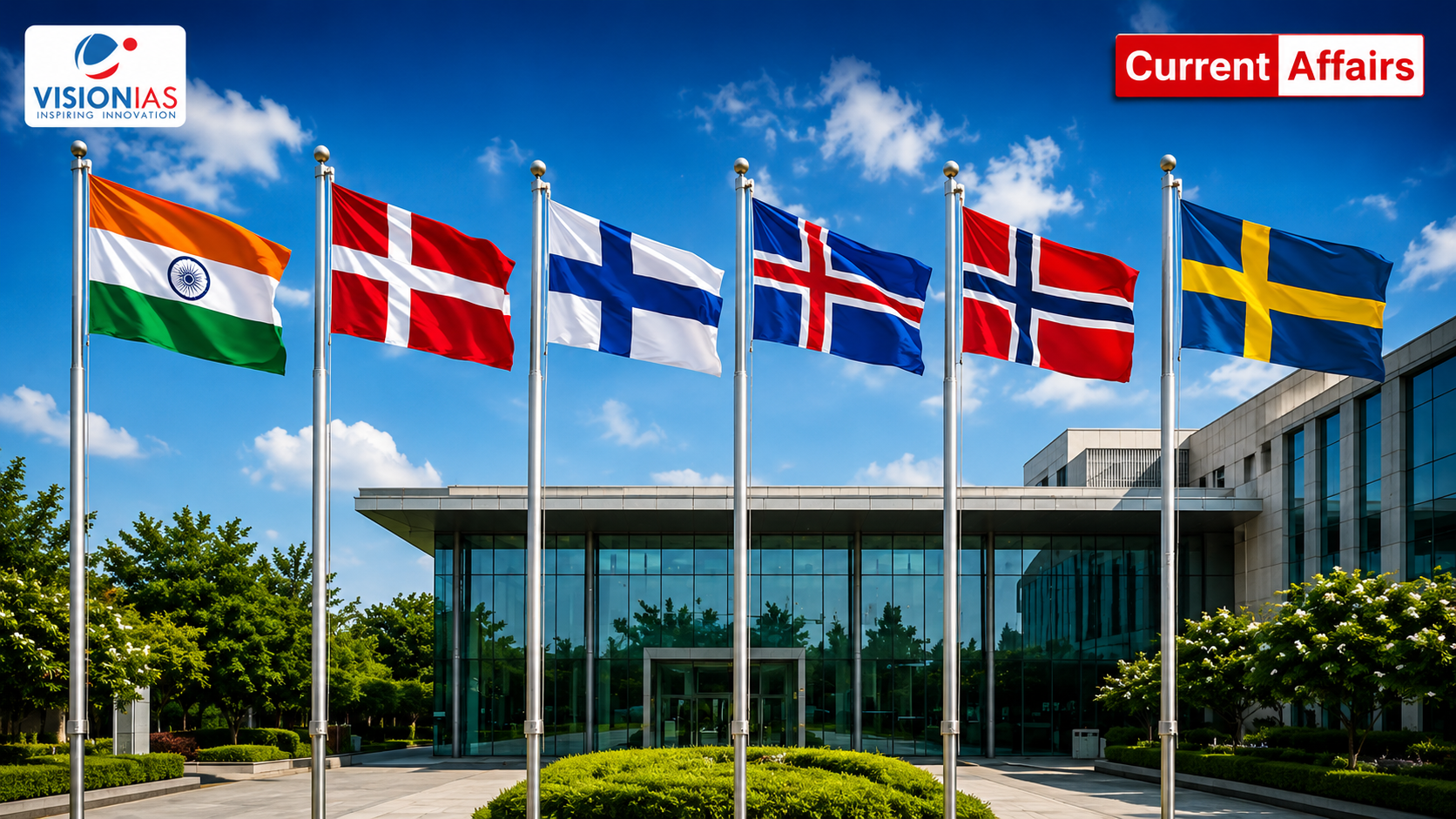 India-Nordic Relations Elevated to Green Technology & Innovation Strategic Partnership