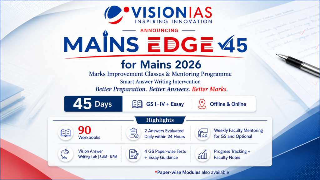 VisionIAS Mains Edge 45