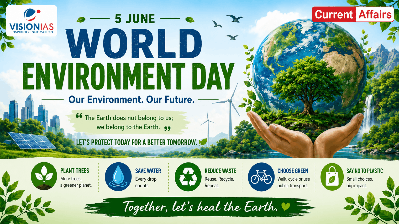 World Environment Day 2026: Inspired by Nature, Acting for Climate